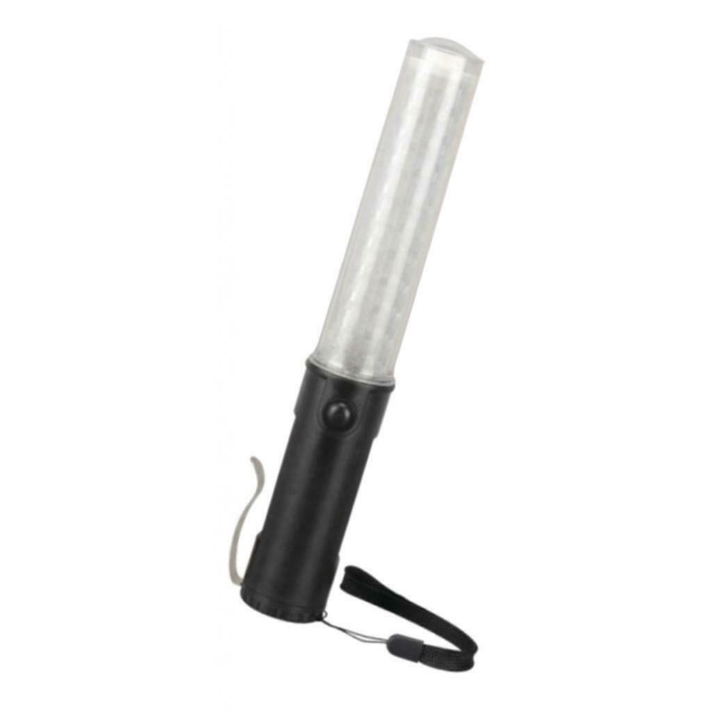 2Pcs 26cm LED Traffic Safety Signal Baton Light Fluorescent Stick Wand