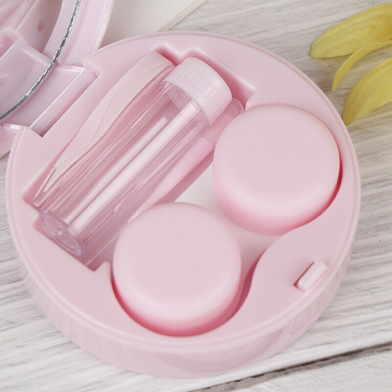 Mini Travel Contact Lens Case Box Container Holder Eye Care Kit Set With MirBDA