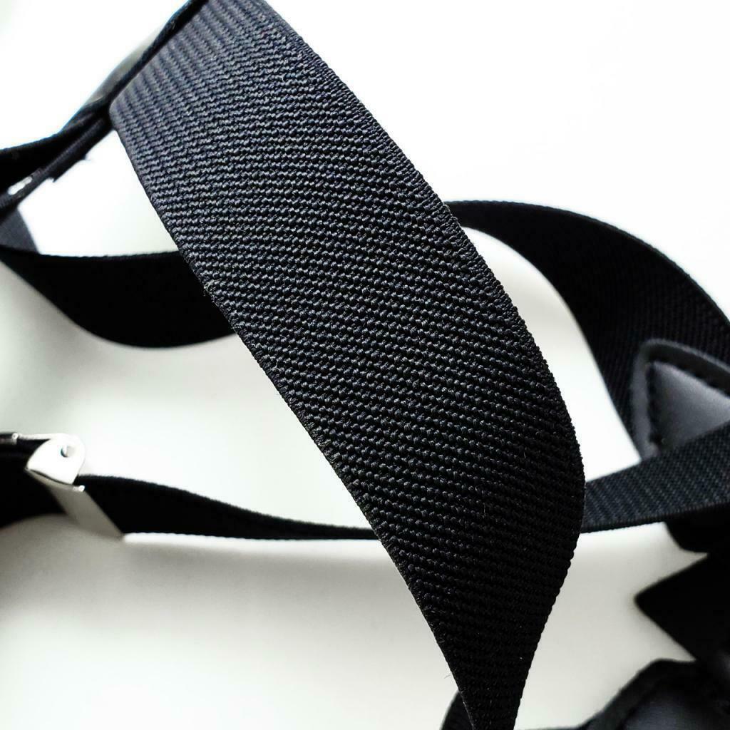 Adjustable Men X Back Suspenders Harness Belt Suit Shirt Suits