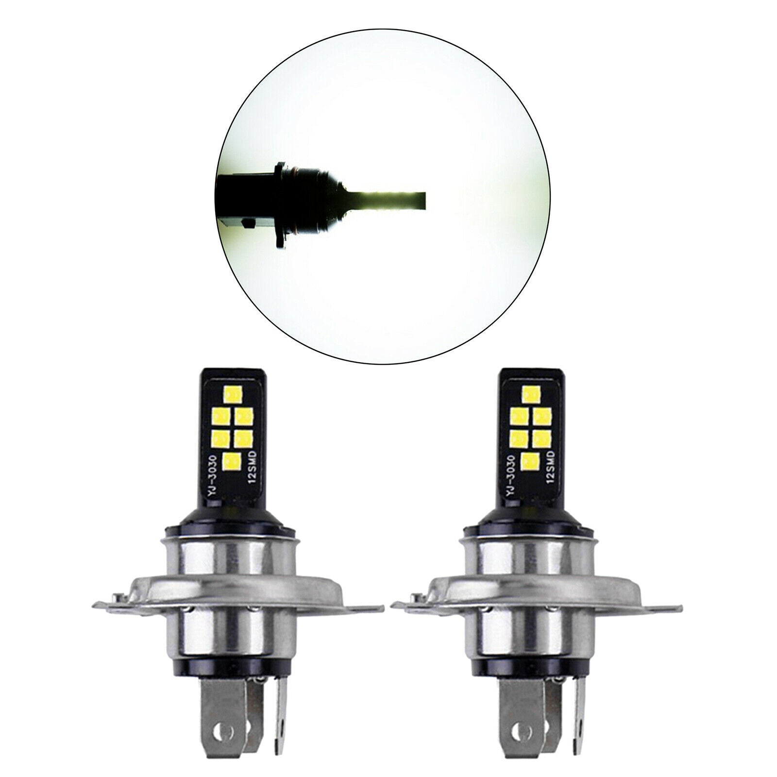 1 Pair LED Headlight bulbs, LED Waterproof Headlight Conversion Kit, adjustable