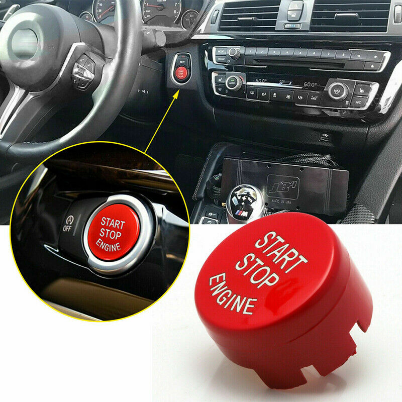 Car Engine Start Stop Push Button Cover Red For BMW F20 F23 F30 F32 F10 F12 F48