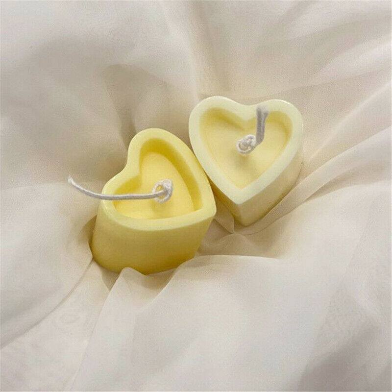 Heart-shaped Candle Mold DIY Handmade Soap Candle Mould Acrylic Candle Making