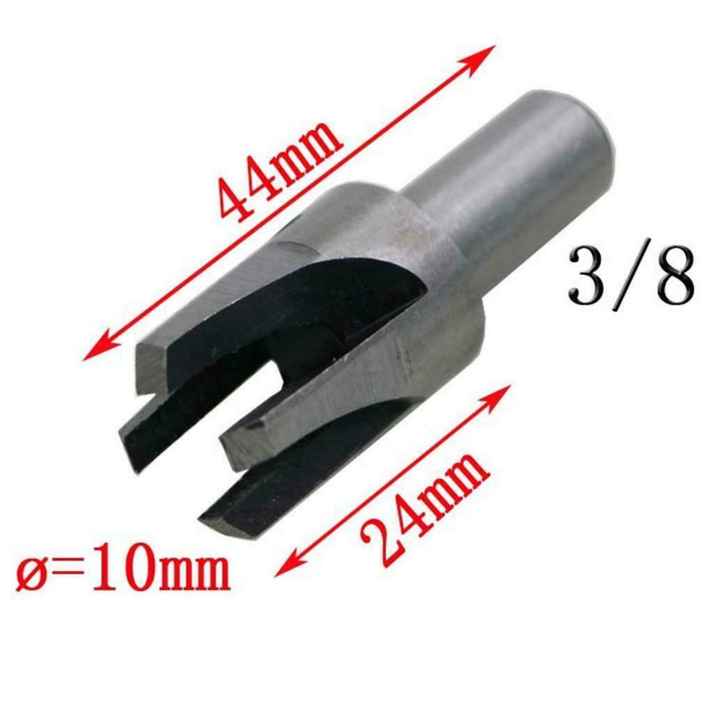 8PCS Carpentry Wood Plug Cutter Straight and Tapered Claw Type Drill Bit Kit