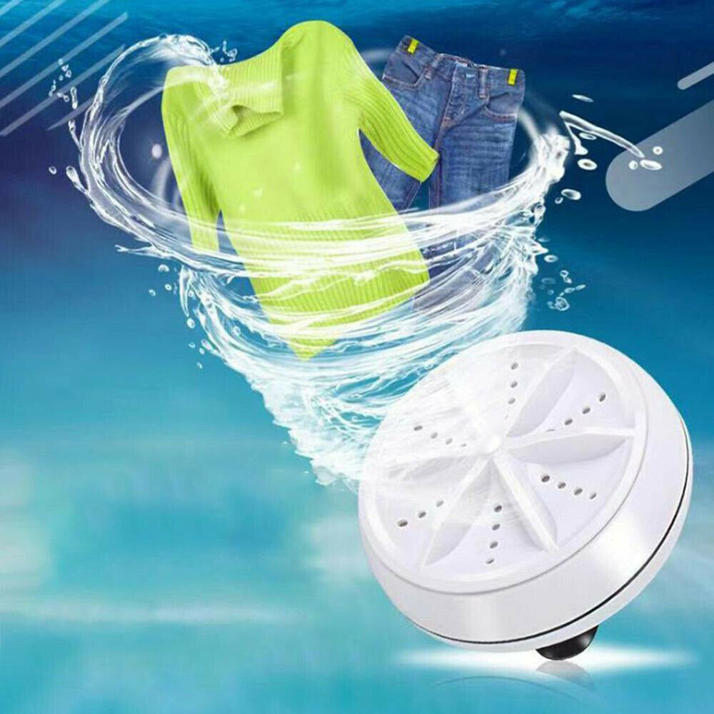 Mini Washing Machine 6W USB Powered Portable Compact Turbo Personal Rotating LIN