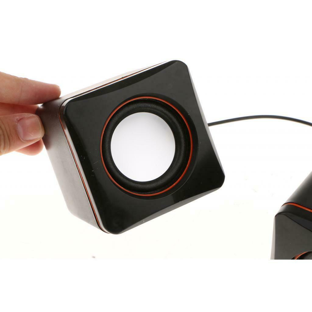 USB Cable Powered Stereo Computer Speaker High Quality Multipurpose Accessories
