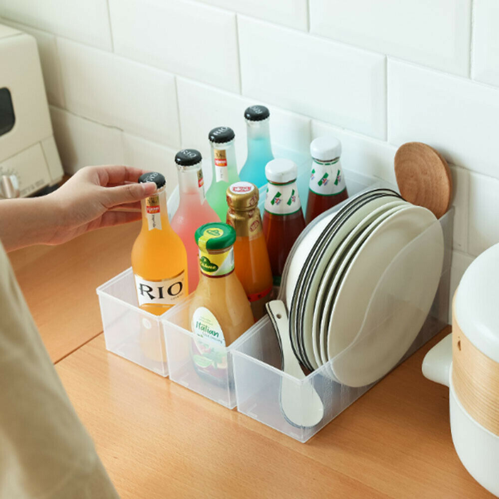 Multifunctional Transparent Storage Box Desktop Storage Refrigerator Organized