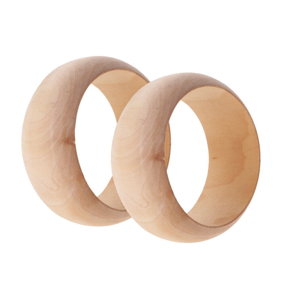 Unpainted Natural Wood Rings for Decoration Diy Tools