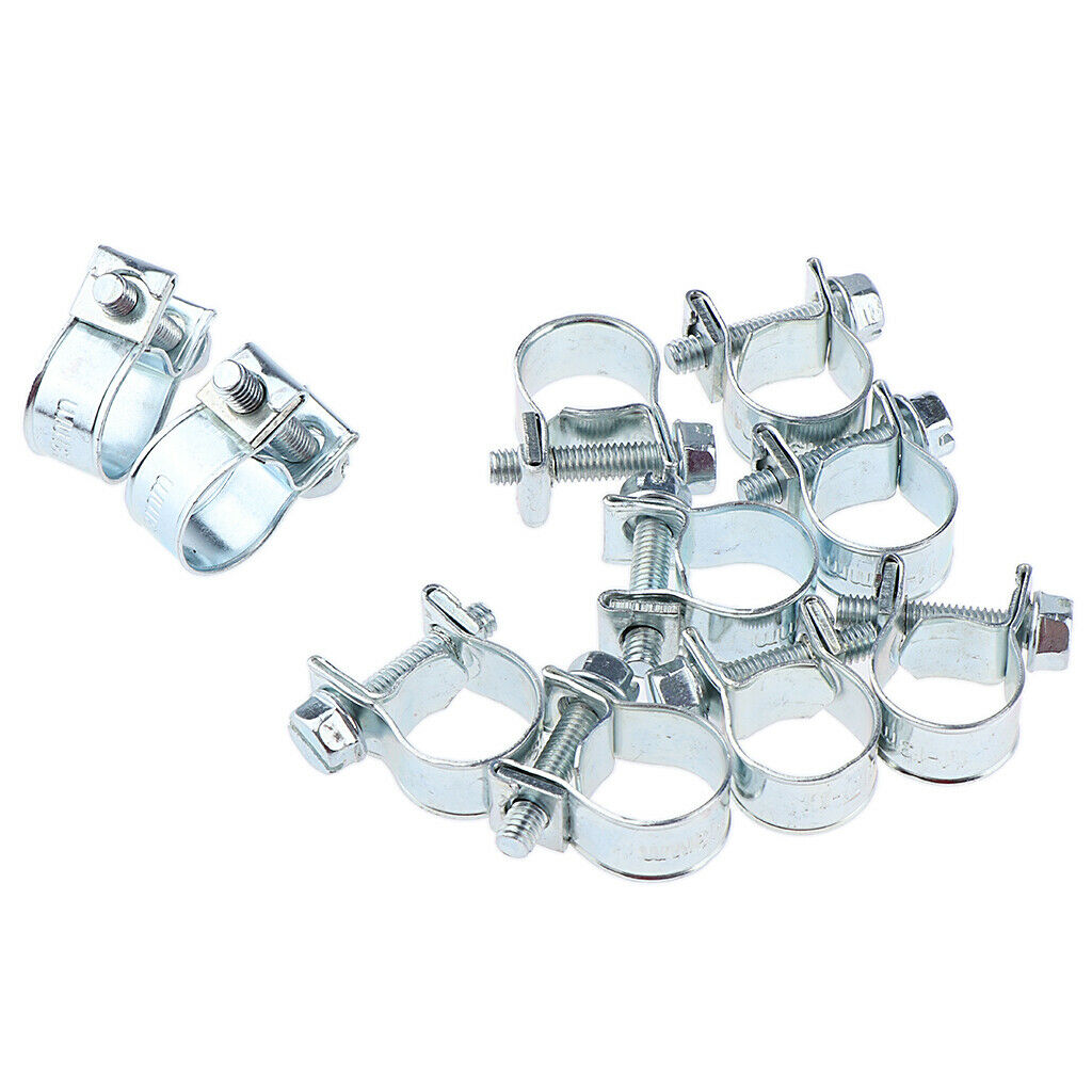 Set Of 40 Adjustable Water Pipe Drive Hose Clamps Fuel