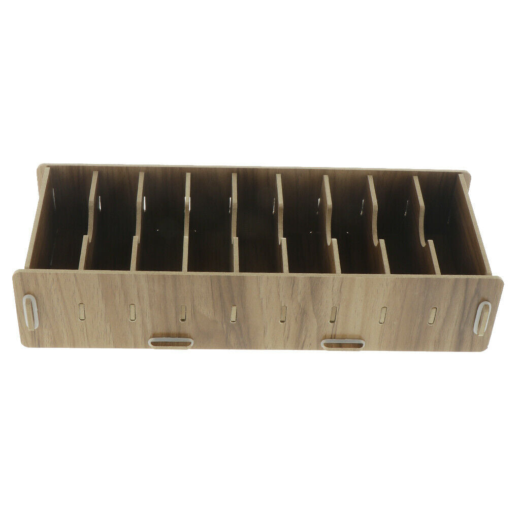2x Desktop Name Business Cards Holder Storage Box Case Office Organization