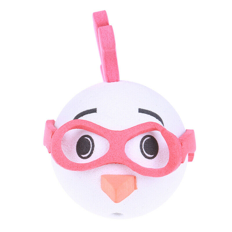 1Pc Cute glasses chickens car antenna pen topper aerial eva ball decor to.l8