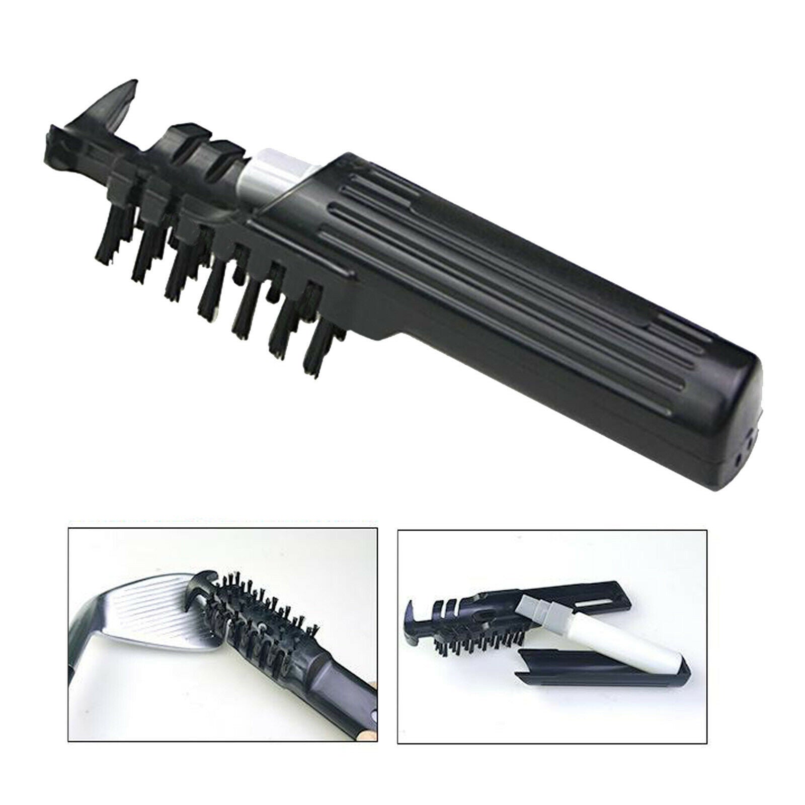 Golf Club Brush Wet Water Spraying Cleaning Brushes Groove Cleaner Care Tool