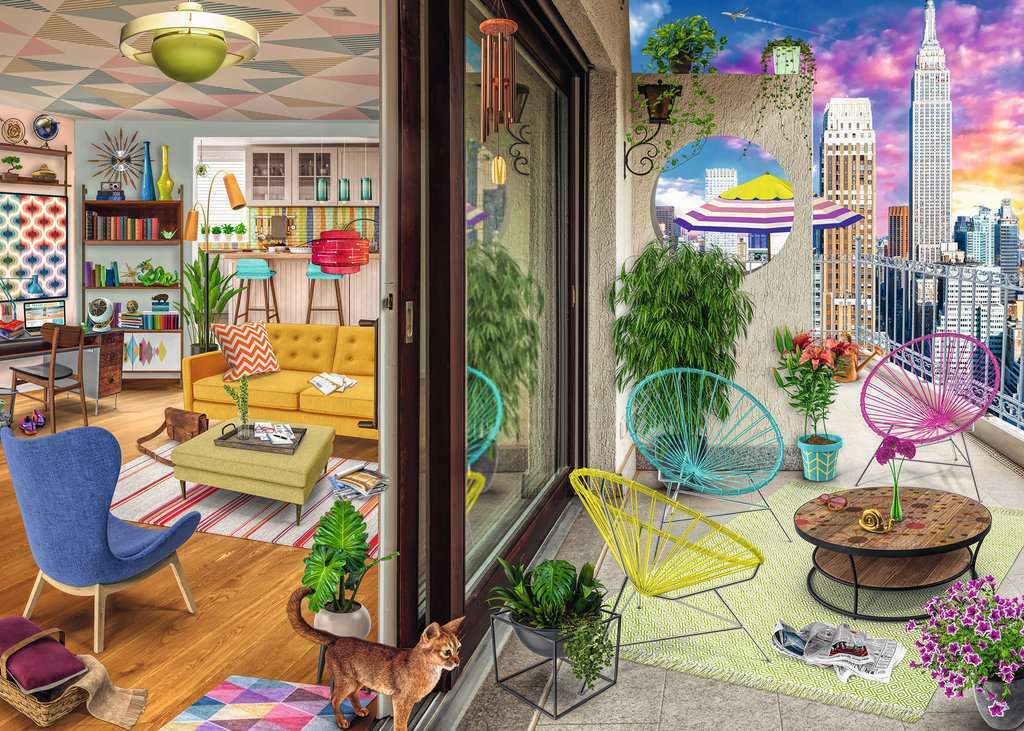 16545 Ravensburger NYC Apartment Vision Jigsaw Puzzle 1000 Pieces Age 12 Years+