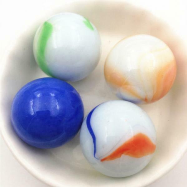 20pcs 25mm Glass Marbles Glass Balls Toys for Decoration Toys,