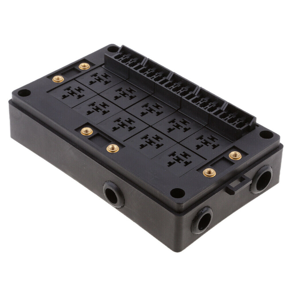 Universal Car Truck Vehicle 18 Way Blade Fuse Box - Waterproof Relay/ Fuse Block