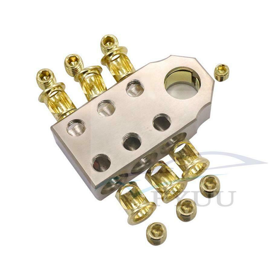 Pair Car Audio SAE Top Post (6) 1/0 2 4 8 Gauge BATTERY TERMINAL