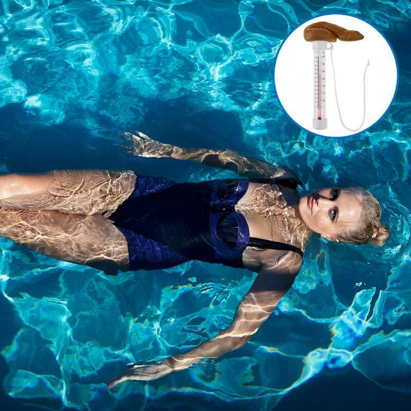 Funny Pool Thermometer Floating Poop Prank Pool and Hot Tub Thermometer Outdoor