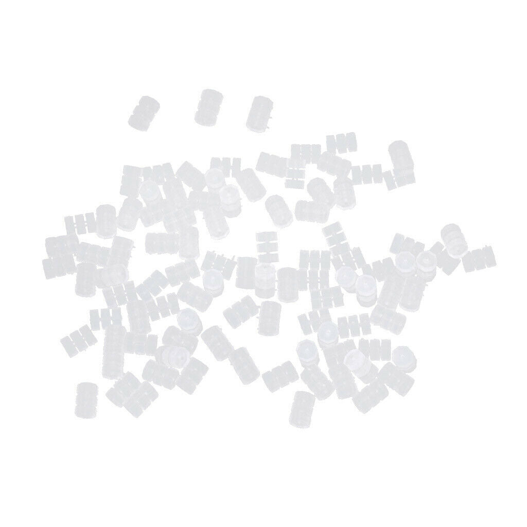 100pcs Bicycle Inner Cable Clear Rubber Donuts White O-Ring Bike Repair Lot