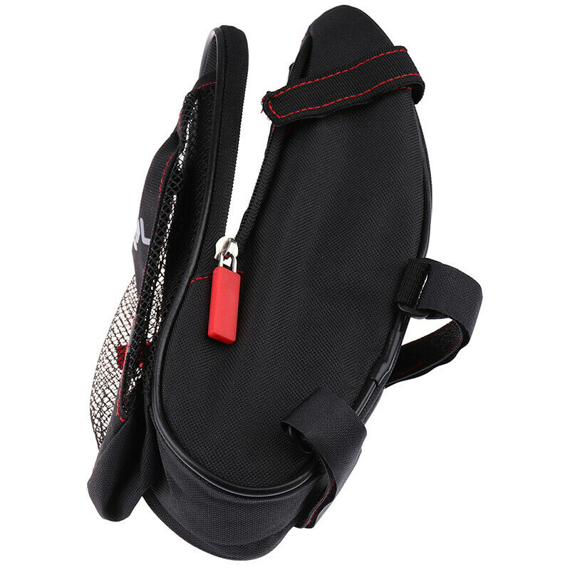 Bicycle Saddle Bag with Water Bottle Pocket Bike Rear Seat Tail Bag IE