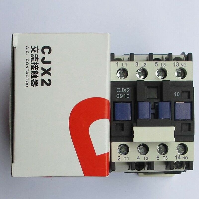 CJX2-0910 AC 220V Coil 35mm DIN Rail Mounting Electric Power Contactor X6Y9Y9