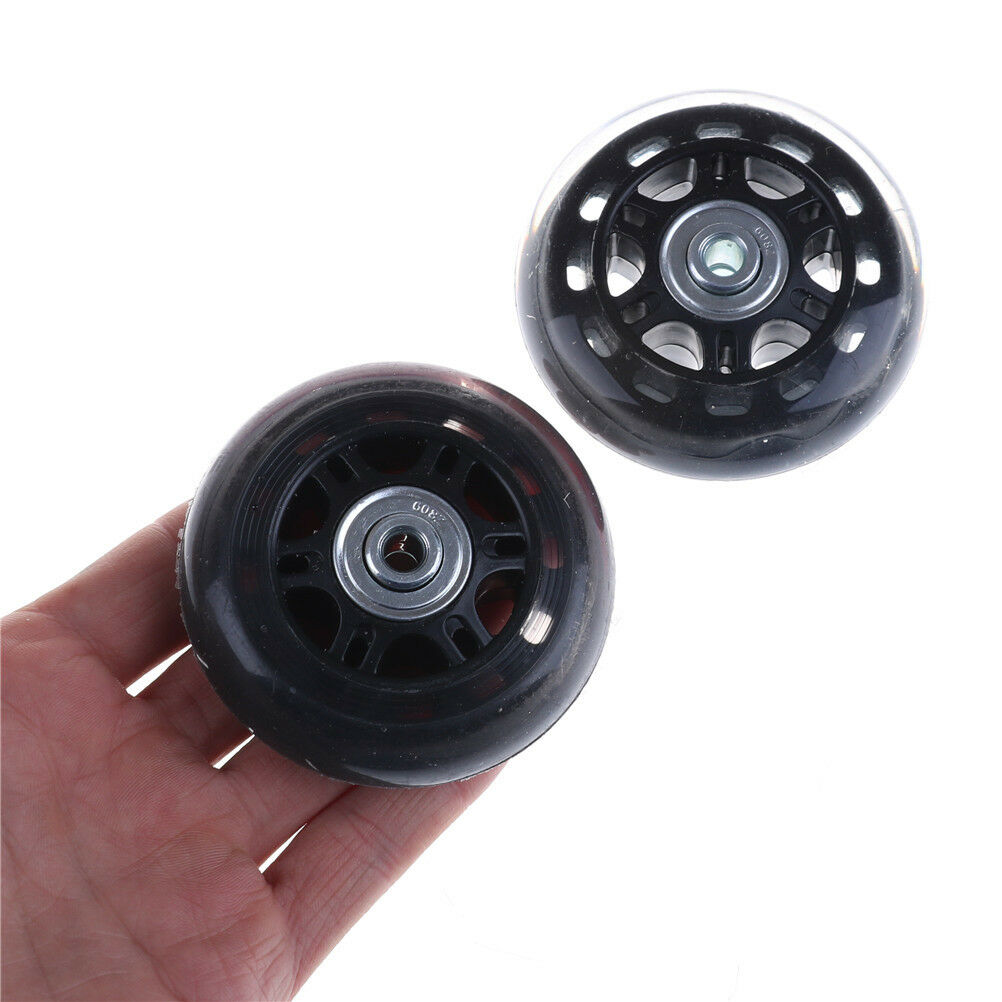 2x Luggage Suitcase Replacement Wheels Axles Repair Parts 70*24mm High QualDEAU