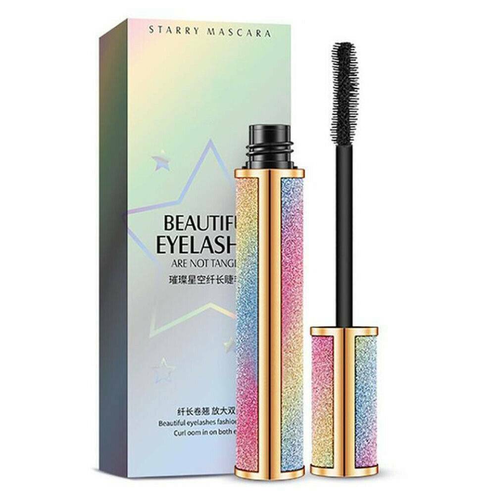 Vivid Galaxy Mascara 4D Silk Waterproof Fiber Lashes Thick Lengthening Mascara ~