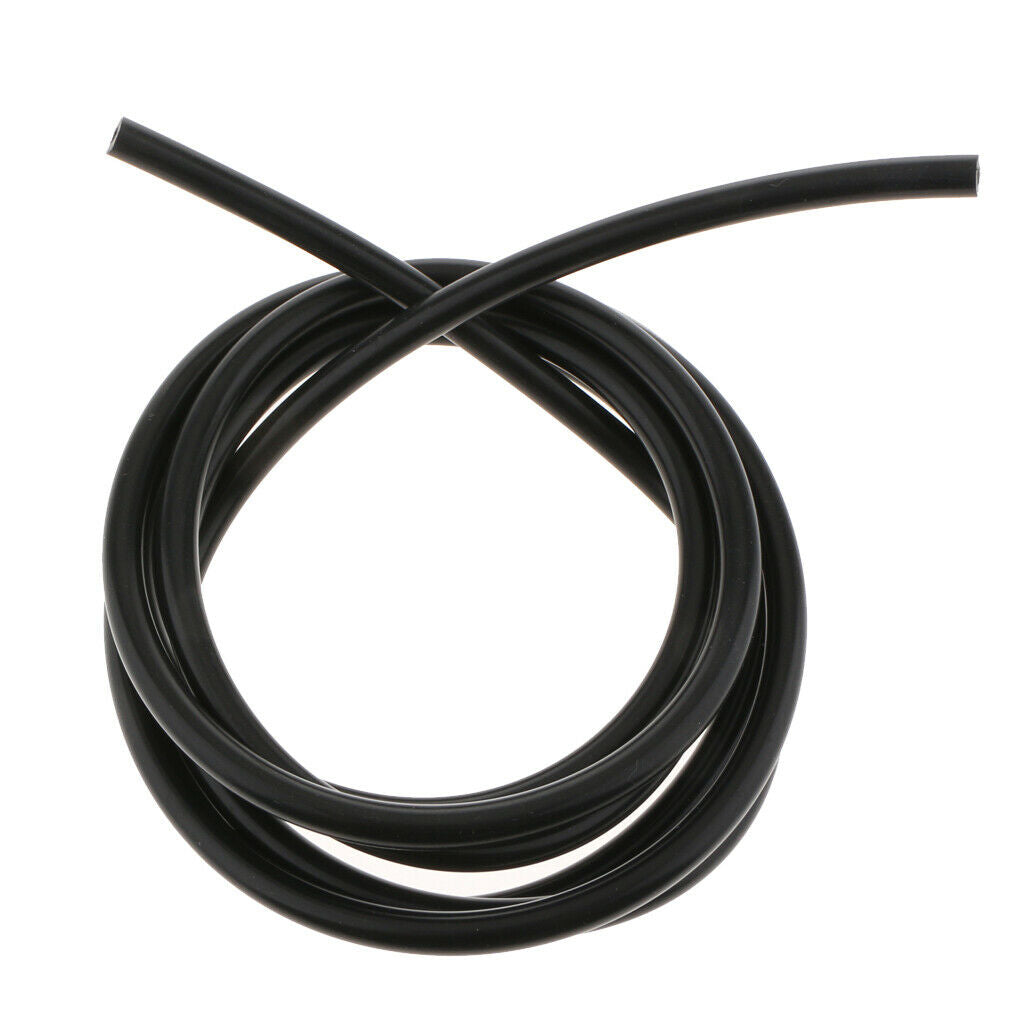 2pcs Silicone Vacuum Hose Tube 3 Meters High Performance Pipe (Blue+Black)