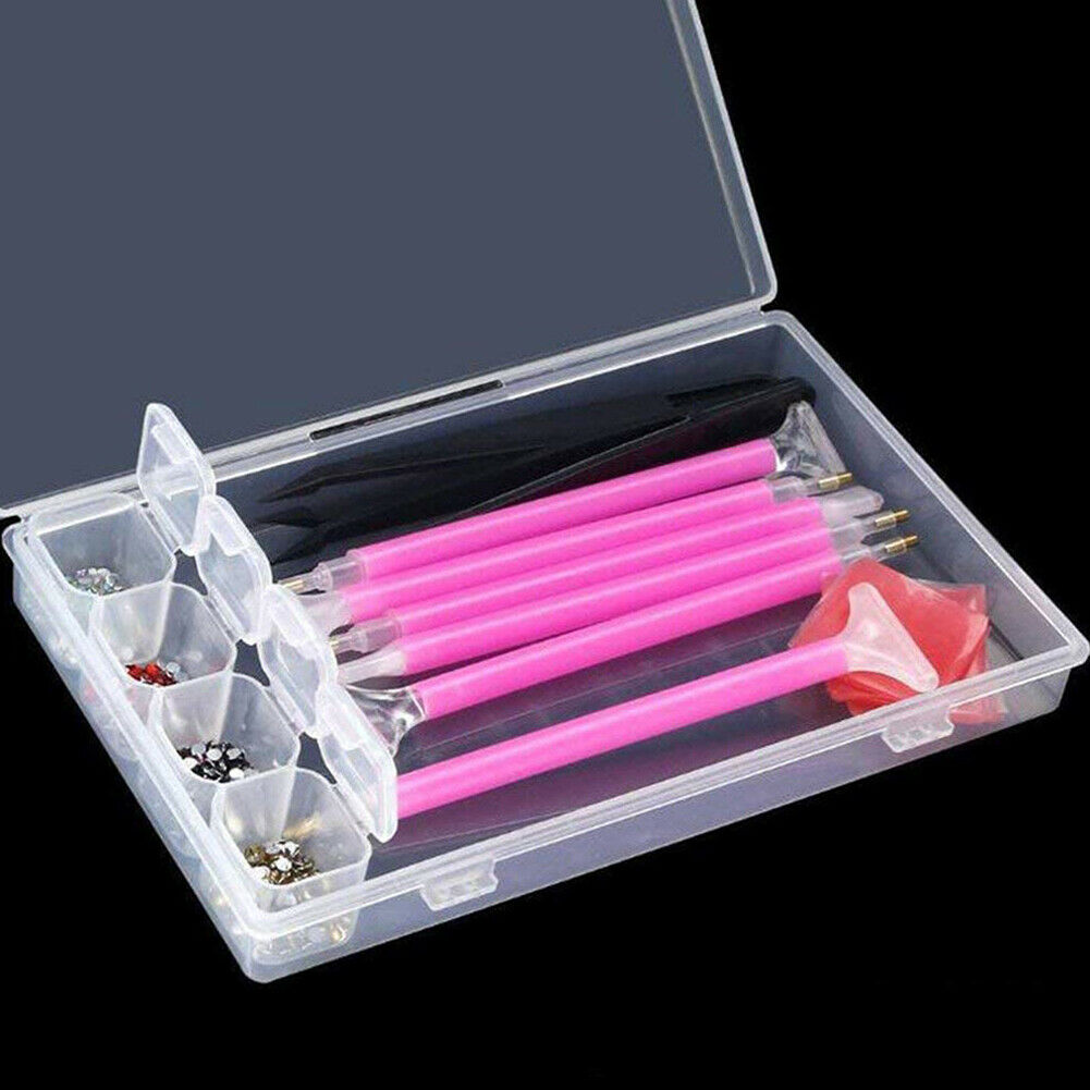 24pcs Diamond Painting Mosaic Glue Pen Kit Cross Stitch Embroidery Tool Set