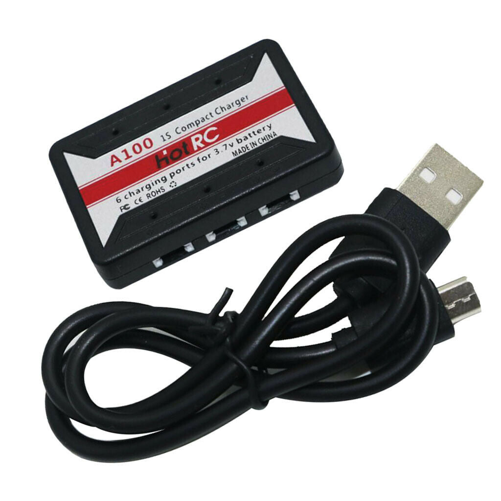 6in1 3.7V 1S Lipo/Lithium Battery Charger for Syma X5C, UDI U818A, MJX X400
