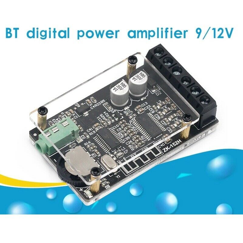 Mini Bluetooth Digital Power Amplifier Board Module 10W/15W/20W Dual Channel SM1