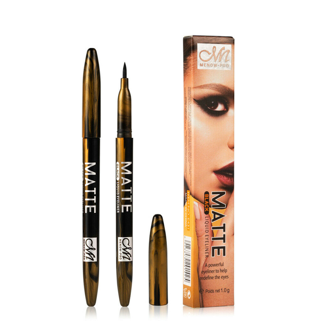 Smudgeproof Matte Black Eyeliner Waterproof Liquid Eye Liner Pen Cosmetic