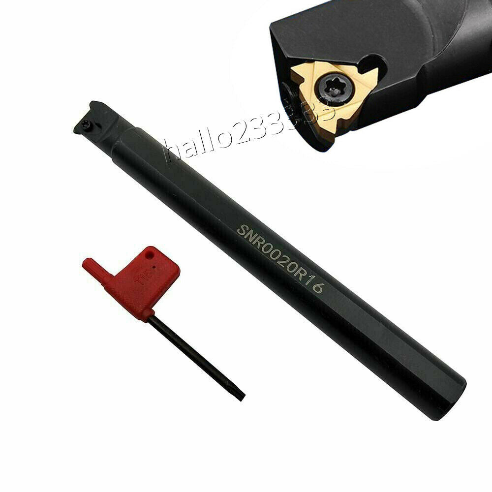 SNR0020R16 Threading Turning Boring Bar Holder + 1PC 16 IR 3/8" 16NR 16EL insert