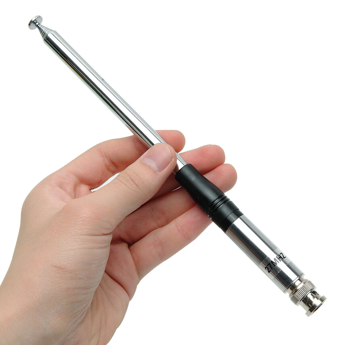 2 x 27Mhz BNC Telescopic 23/130cm Antenna for Handheld/Portable CB Walkie Talkie