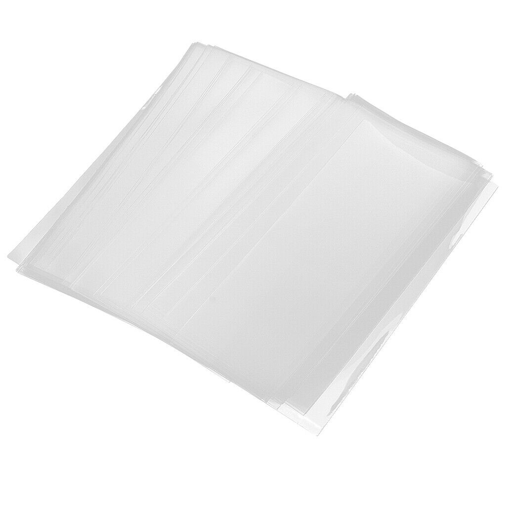 100x Paper Money Collection Bag Bill Note Stamp Holder 2 Size for Collector