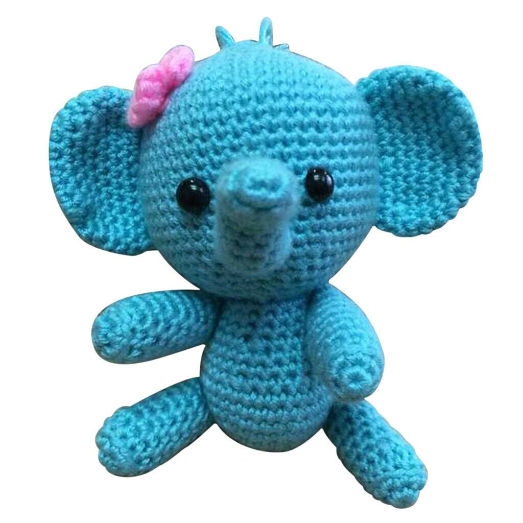 2 Pcs Cute Shape Hand Knitting Crochet Kit with Instructions, Easy to Follow