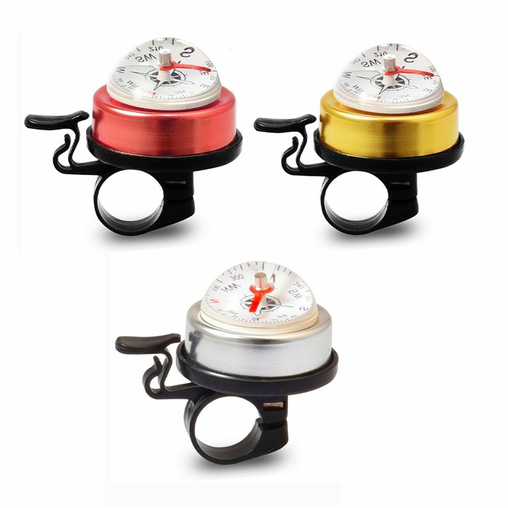 New Accessory Handlebar Road Bike Bicycle Bell Ring Cycling Compass