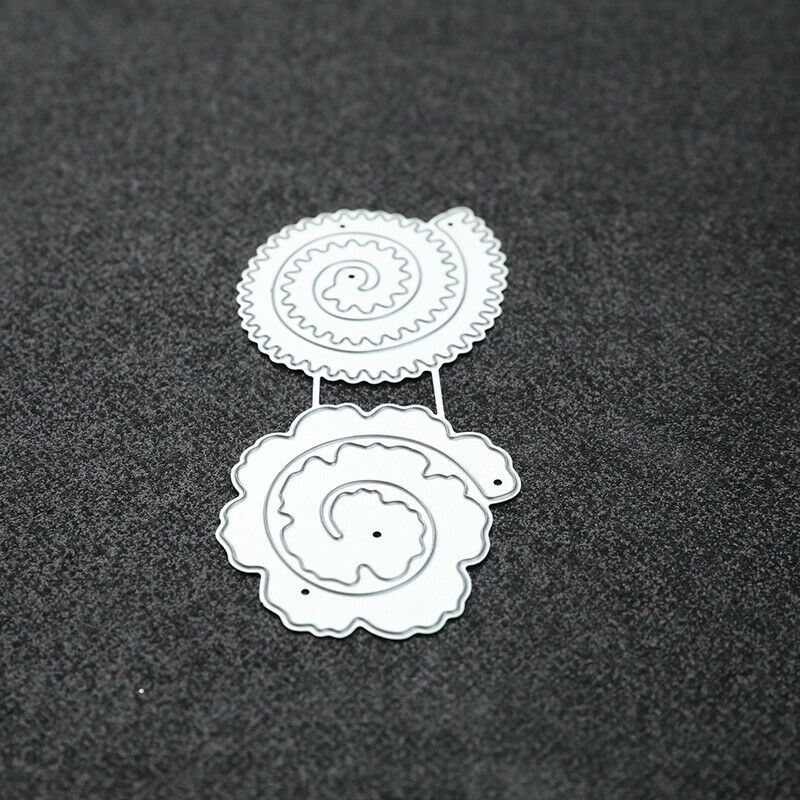 Spiral Flower Metal Cutting Dies for DIY Scrapbooking Crafts Embossing Die C Rf