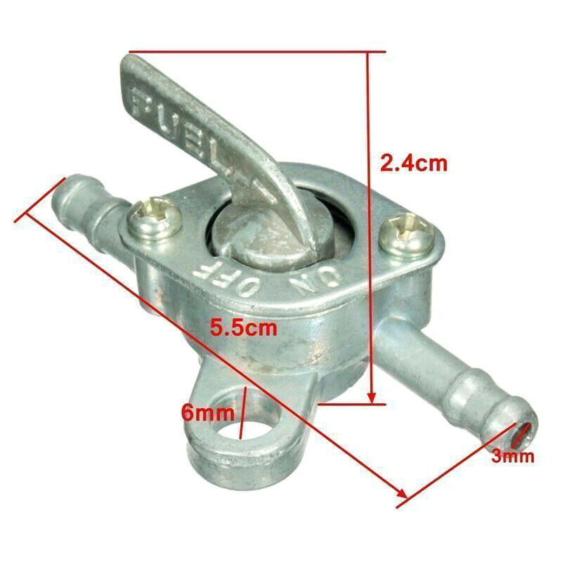 Gas Fuel Petrol Tank Petcock Switch Tap Filter Quad Pocket Pitbike Dirt B.l8
