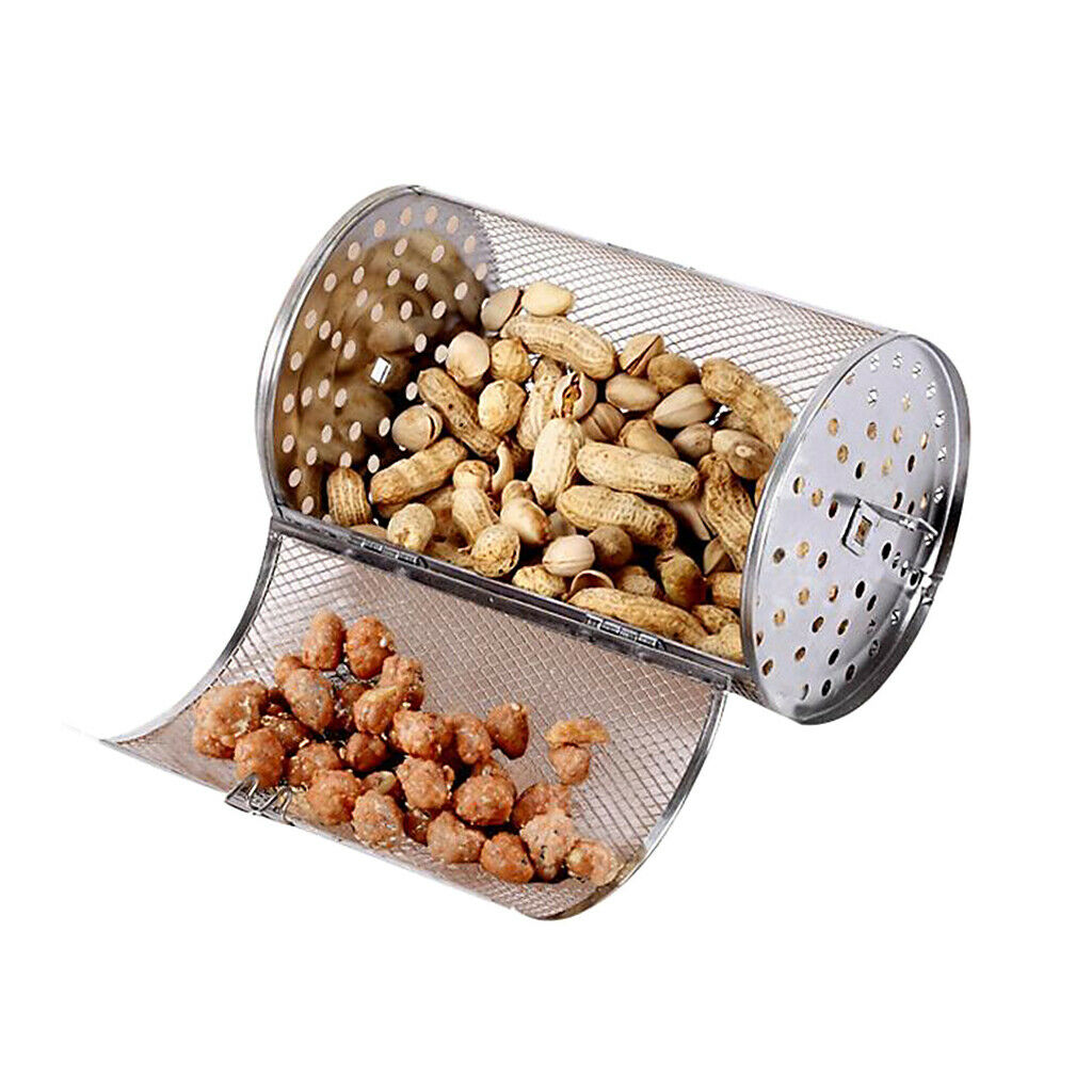 Stainless Steel Oven Basket Coffee Beans Baking Rotisserie Grill Cage