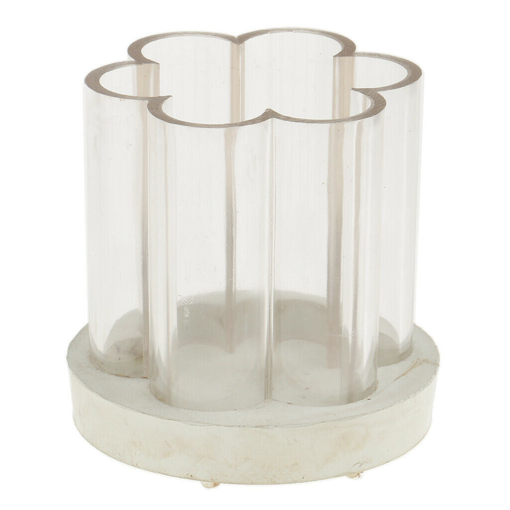 Flower Shape Clear Plastic Soap Candle Making Mould
