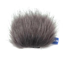 Stereo Microphones Furry Cover Windscreen Windshield for Tascam DR-05 Gray Color