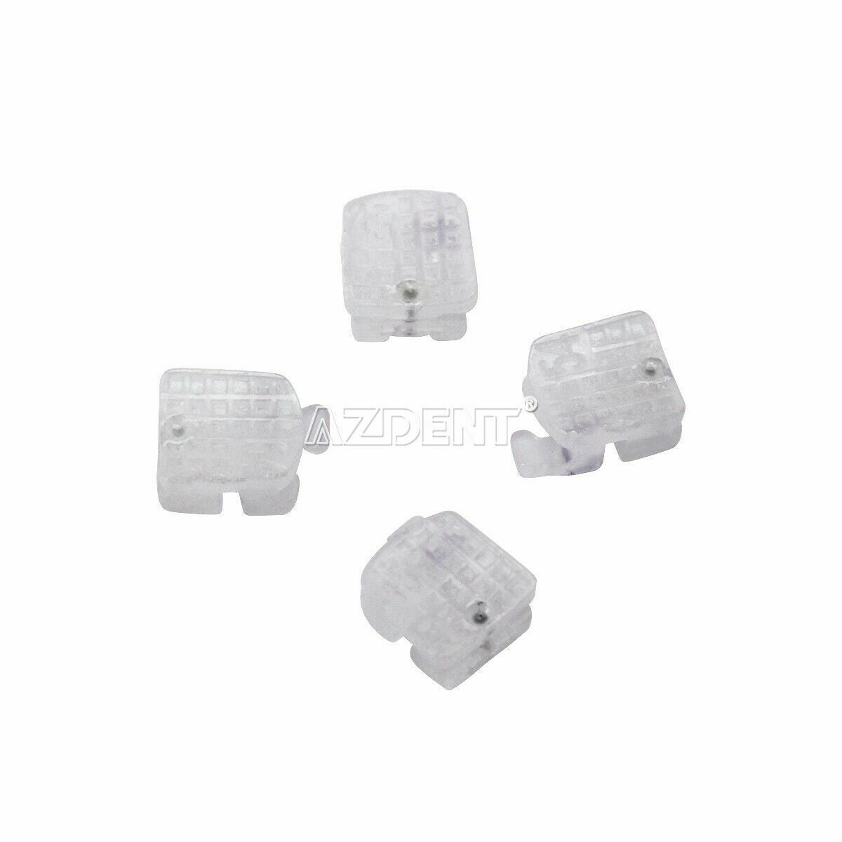 Dental Orthodontic Self-Ligating Brackets Ceramic MBT.022 Hooks 3-4-5 Metal+Tool