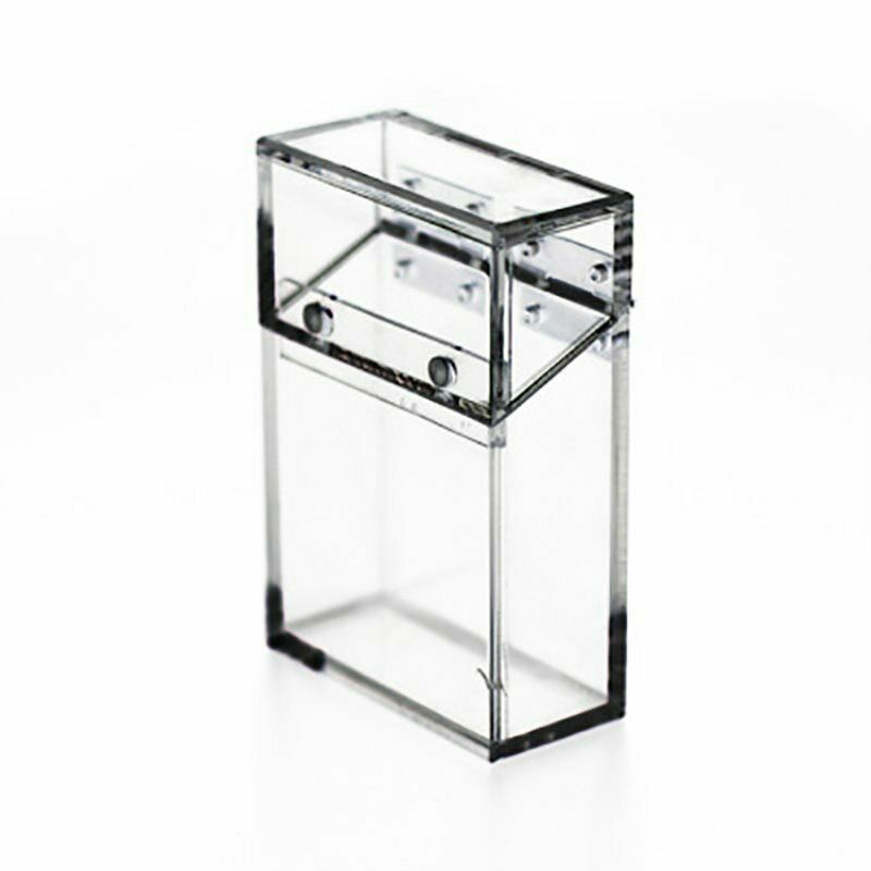 Acrylic Transparent Cigarette Case Portable Package Dust-proof Storage BoxM XC