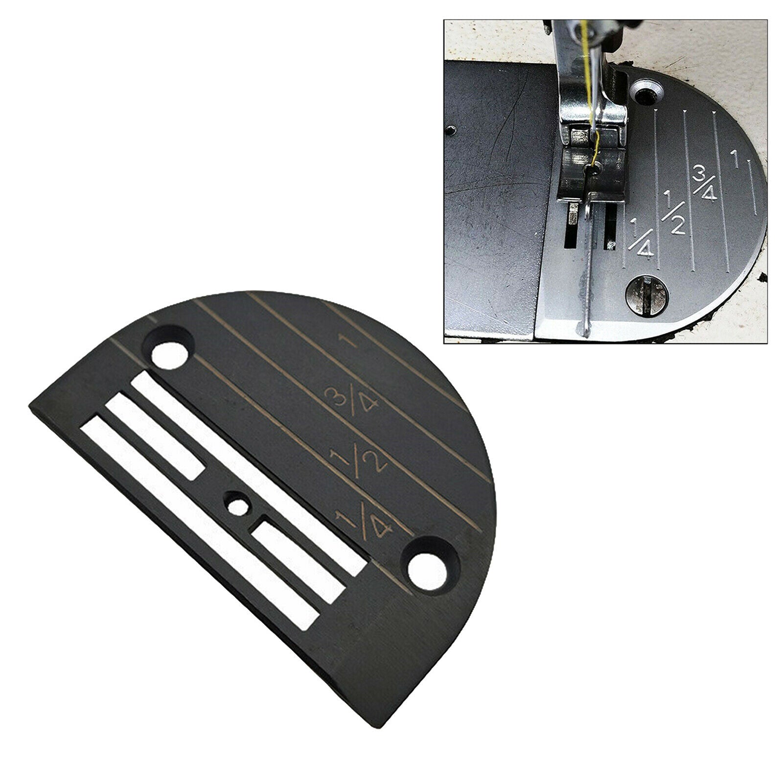 Iron Sewing Machine Needle Plate Parts Attachment Compatible with Juki