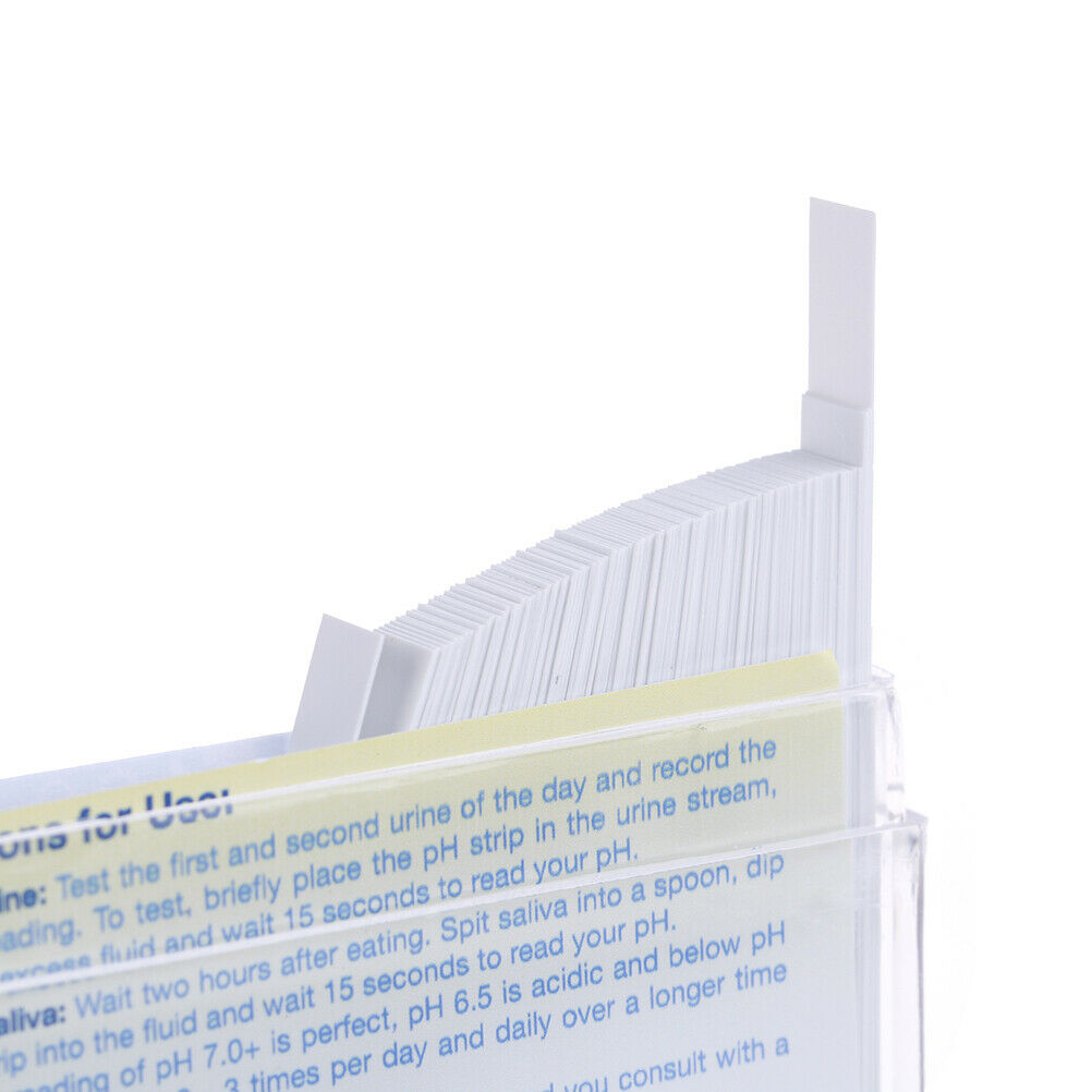100 PH indicator test strips 4.5-9 paper litmus tester laboratory urine & sal DD