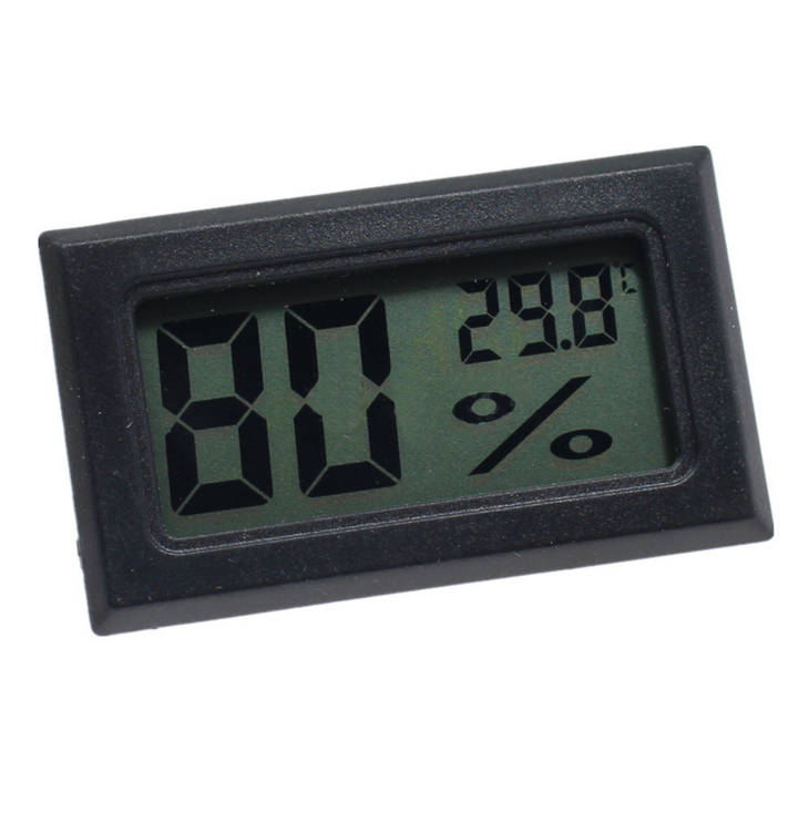 3pcs Embedded thermometer and hygrometer Electronic thermometer Random Color