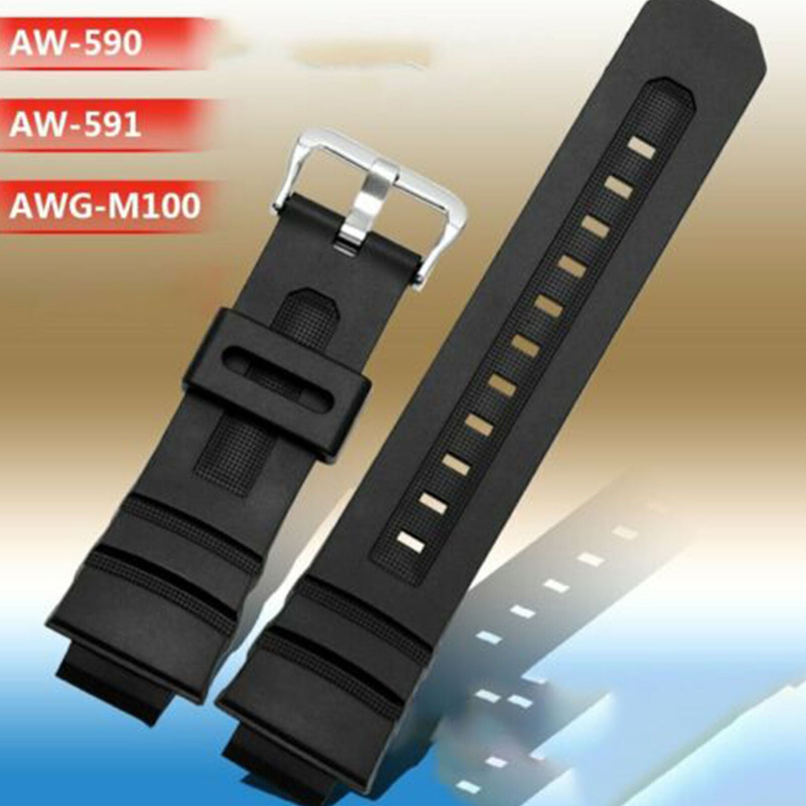 For AWG-M100 AWG-101 AW-590 AW-591 G-7700 Watch Strap Band Bracelet Replacement