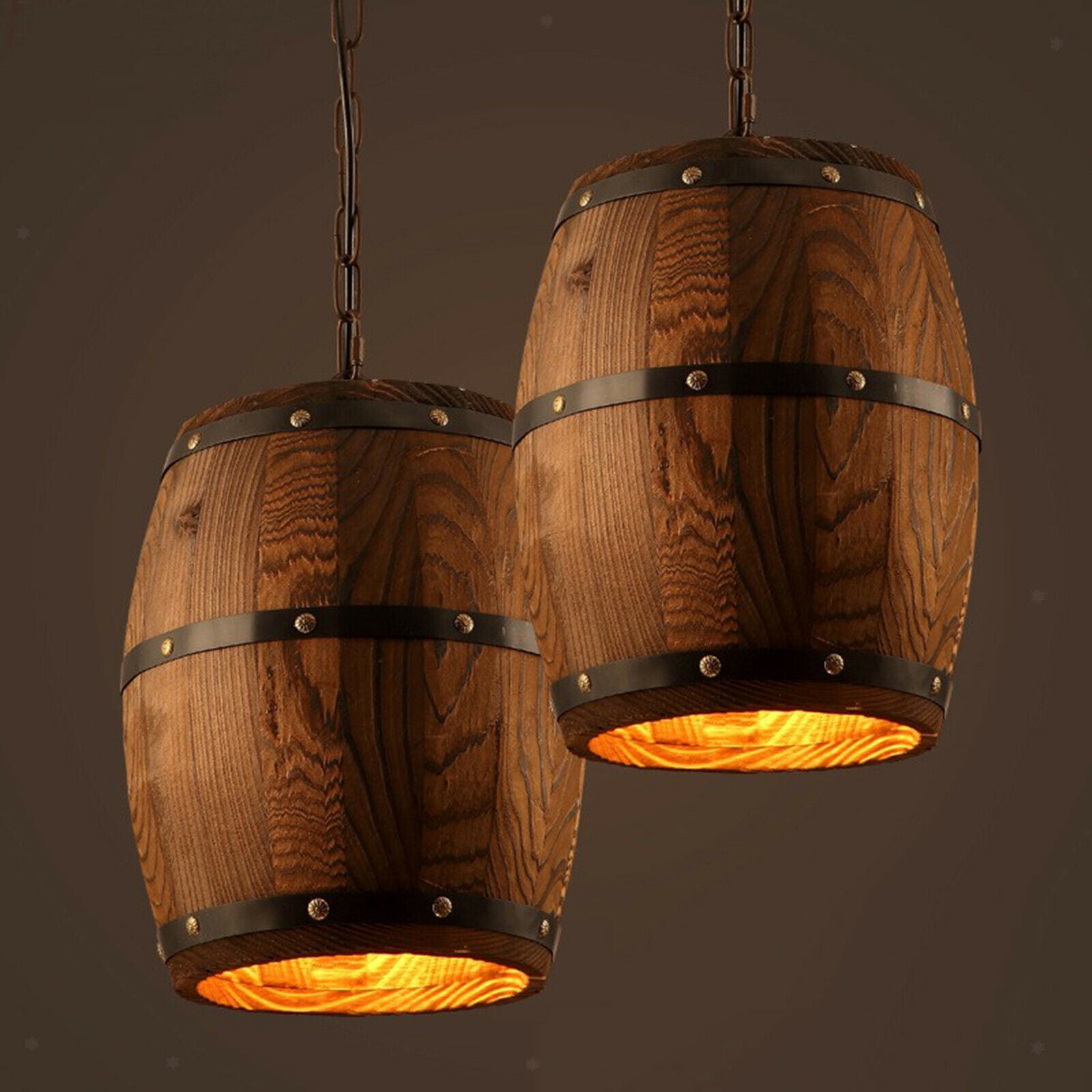 Restaurants Barrel Shape Lampshade Ceiling Light Lamp Shade Hotel Decoration