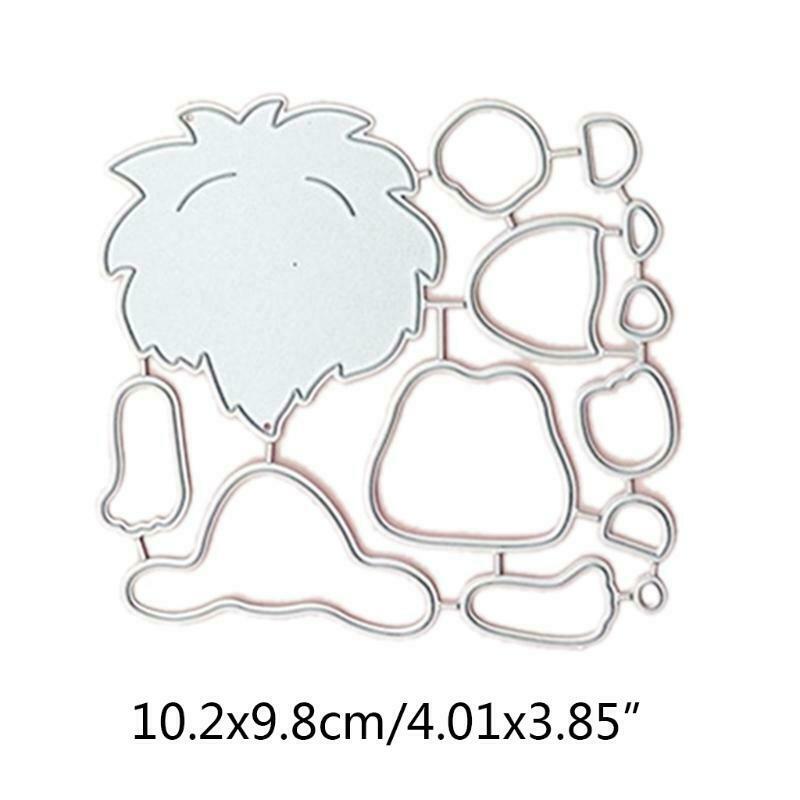 Cute Dog Metal Cutting Dies Stencil DIY Scrapbooking Album Paper Card Template