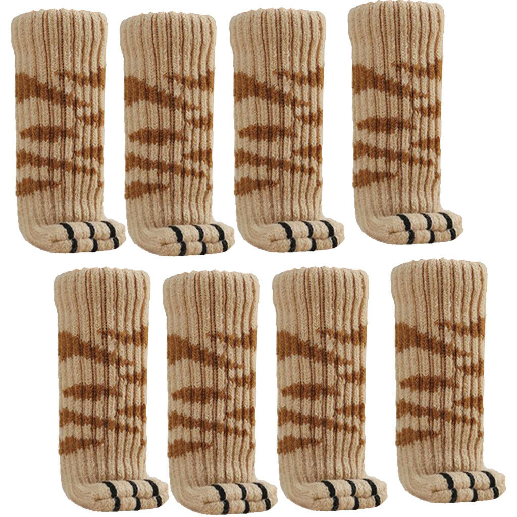 8 Pieces Chair Leg Floor Protectors, Anti Skid Chair Socks Legs Sleeves Cover