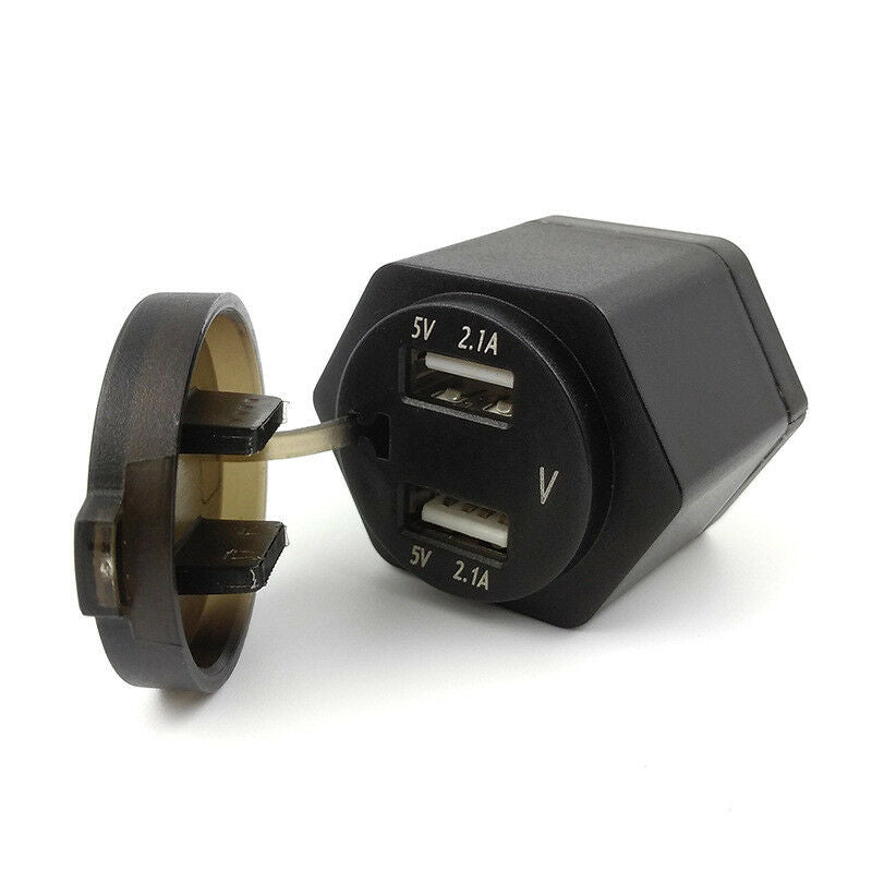 Motorcycle Socket Dual USB Adapter For BMW F800GS F650GS F700GS R1200GS R1200RT